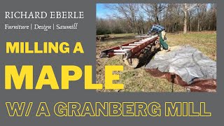 Chainsaw Milling Granberg Mk-Iv Mill Time Lapse