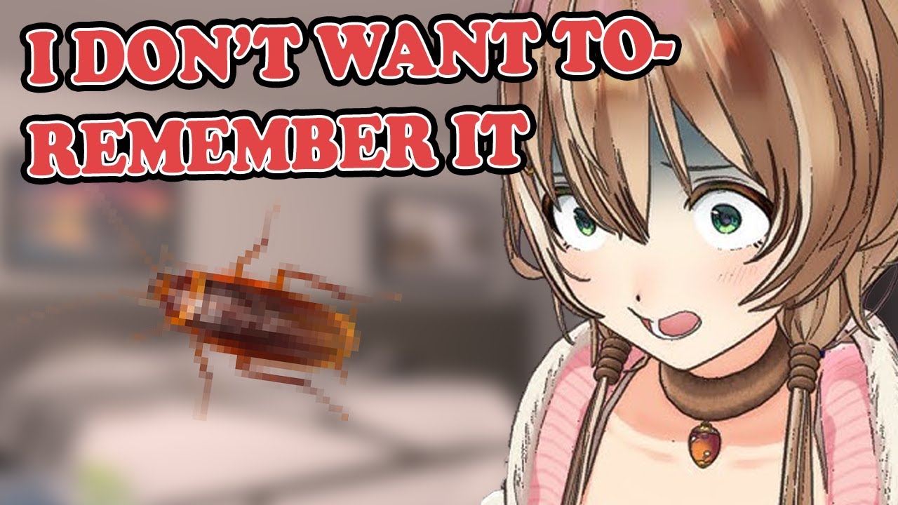 Risu freaked out when Iofi casually picked up a live cockroach like it was nothing