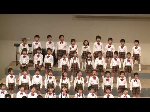 布佐台幼稚園　合唱 年長 ５歳児 「空も飛べるはず」