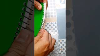 Técnica para forrar cuadernos con espiral y que te queden perfectos