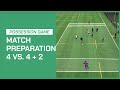Match preparation  possession game 4 vs 4  2  soccer coaching drills