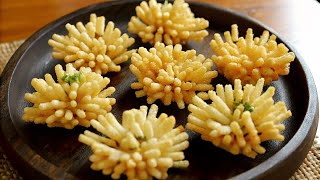 Super Crispy Fried Potato Flowers Fall In Love Potato Snacks