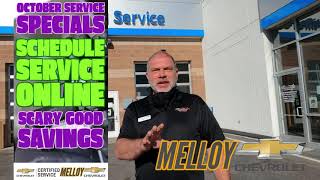 Melloy Chevrolet Free Service Offers
