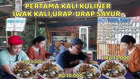 Pertama kali kuliner WARUNG IWAK KALI, Urap-urap sayur 1porsi 10.000..