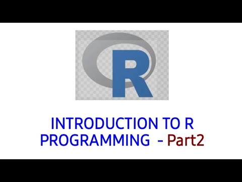 Introduction to R programming - part2 - YouTube
