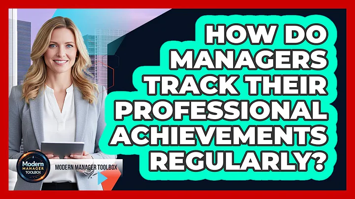 How Do Managers Track Their Professional Achievements Regularly?
