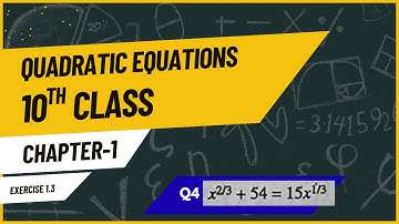 Class 10 Math | Exercise 1.3 Q4 | Quadratic Equations | Step-by-Step Solution