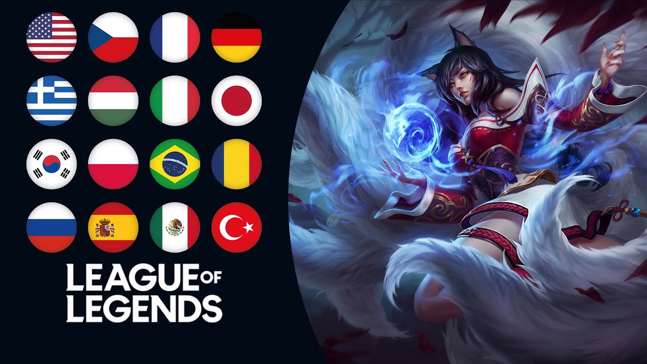 Ahri (2023) - Selected Voice Lines - All Languages | League of Legends -  YouTube