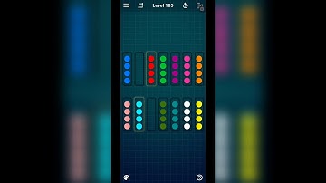 Ball Sort Puzzle Level 185 Solved