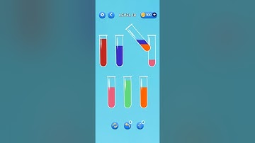 Water sort: Color puzzle game play beginner level #watersortpuzzle #watersortgameplay