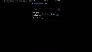 Install a previous build for CrewLAB on iOS using Testflight (1.5.1) screenshot 5