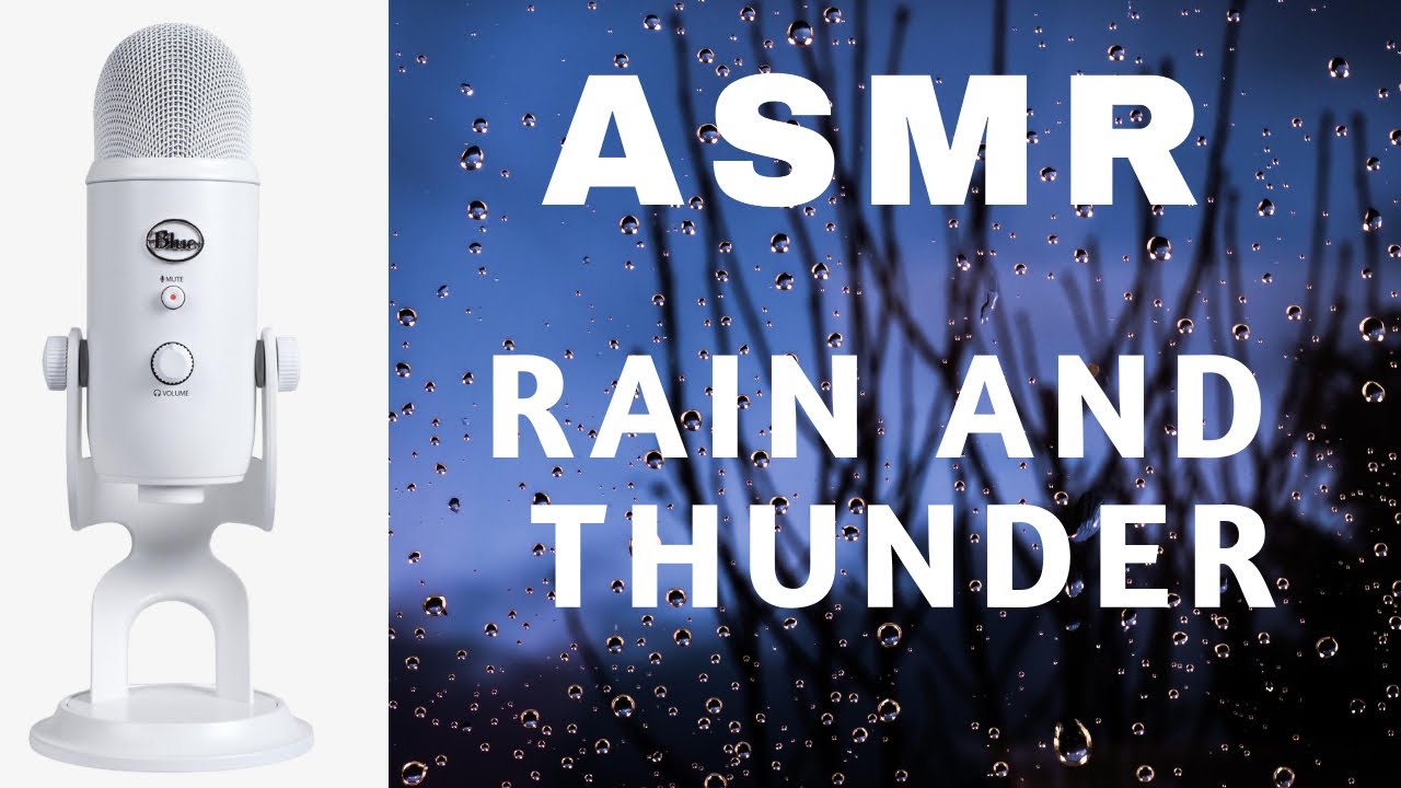 ASMR Rain and Thunder Sounds - (Distant Thunder, Thunderstorm & Rain Sounds