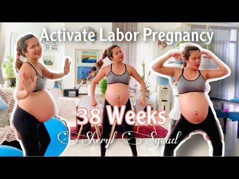 How to activate labor 38 weeks pregnancy/ Zumba Dance third trimester / Sheryl Squad