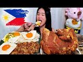 The MOST Satisfying Crispy Pata Mukbang ASMR | Pulutan Platter | Sisig | Filipino Food Eating Show