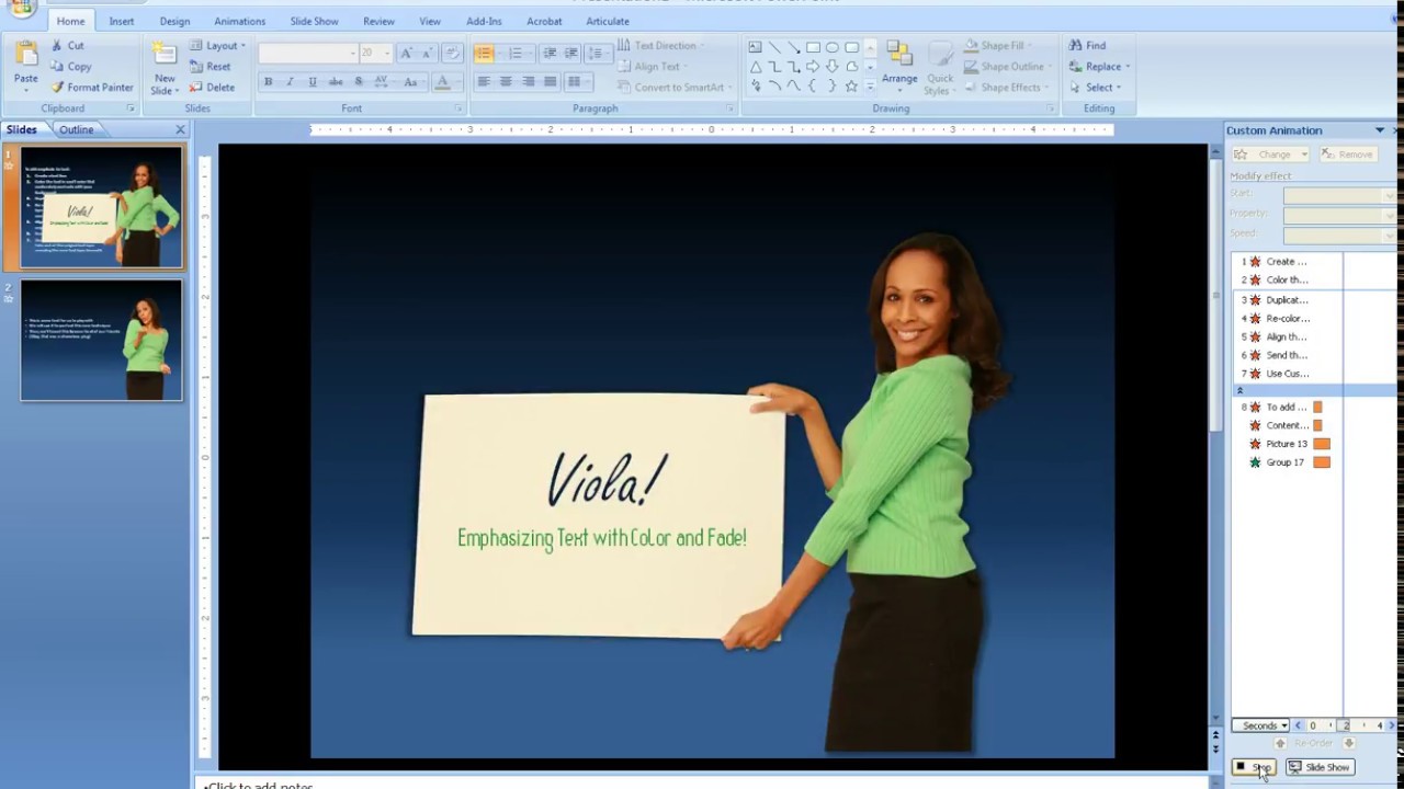 How To Bring Emphasis To Text On The PowerPoint Slide YouTube how-to-bring-emphasis-to-text-on-the-powerpoint-slide-youtube