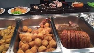 Roast meal on a winter's night in Auckland, New Zealand