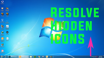 How to show, hidden desktop icons in windows 7 | Bring Back Hide Icon in Task Bar | Vaans Tutorial