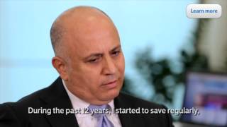 commercial bank of qatar fadi saves regularly to strengthen his future