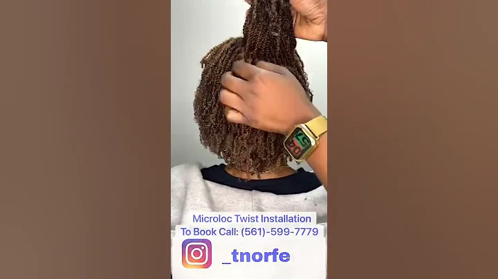 Microloc Twist Installation| 11 Hours, 343 Locs, 4b #tinylocs #microlocjourney #microlocs