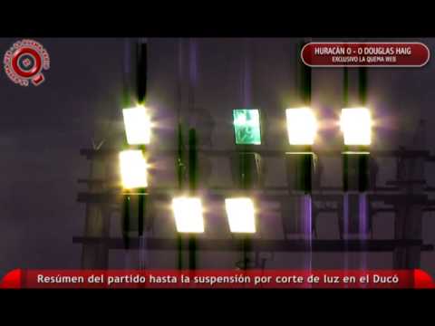 Huracan vs Dougls Haig hasta la suspensión - HD - www.laquemaweb.com.ar huracan 2019