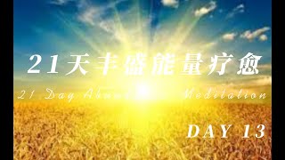 第13天21天创造丰盛之旅 21 Day abundance meditation  Day 13 (中文版本）（Chinese Version)