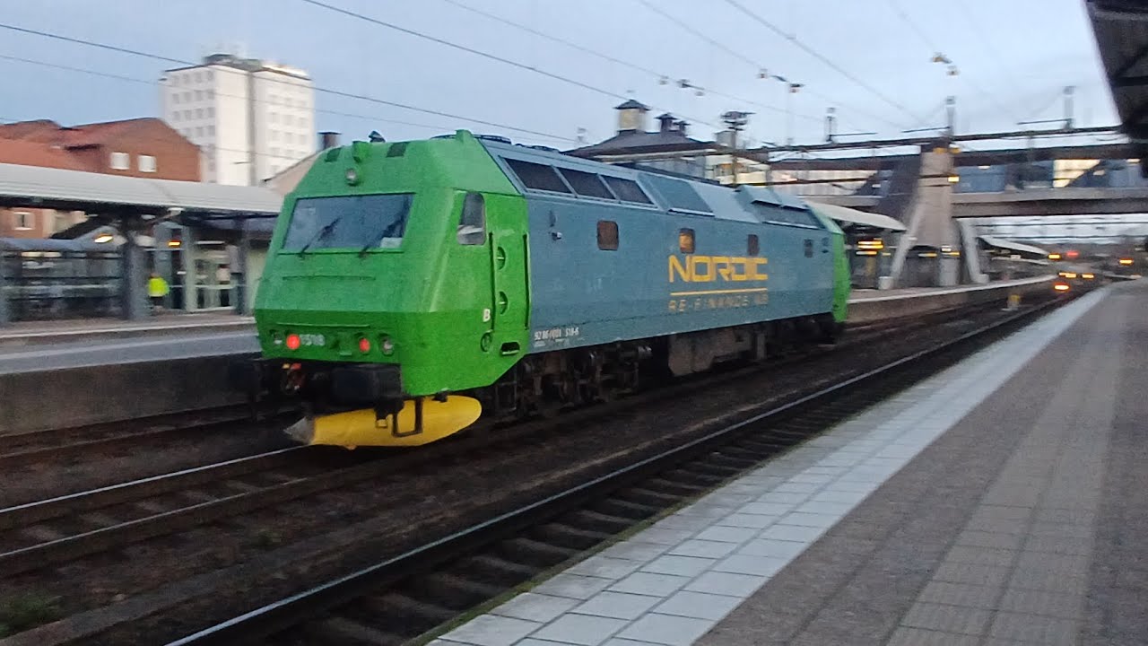 Tåg i Nässjö/Trains in Nässjö, 30/10 2024.