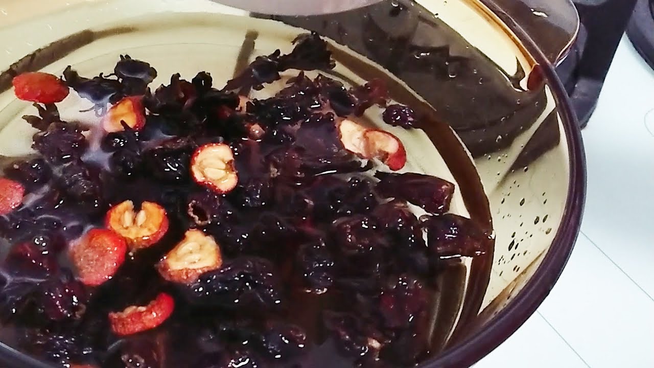 DIY Herbal Tea Roselle and Hawthorn Berry YouTube