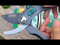 Anvil Style Adjustable Pruning Shears | 8" Bypass Pruning Shears