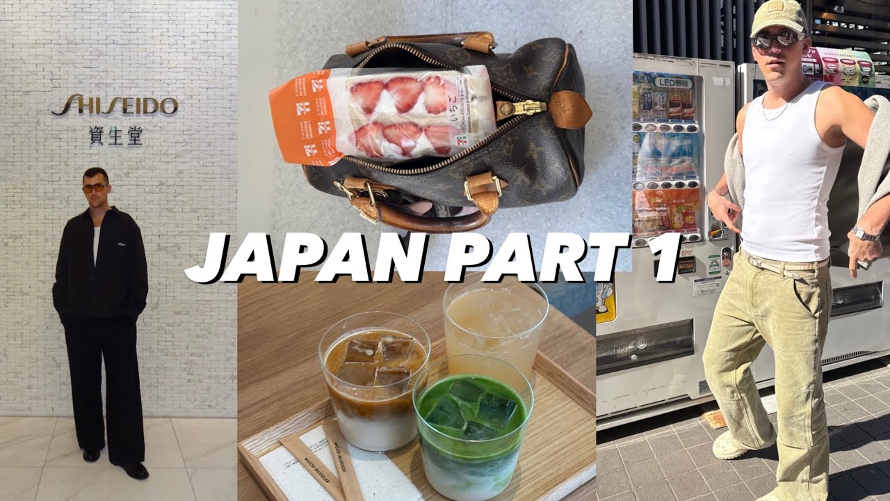 Tokio Vlog - my first Time in Japan, Taste Tests & Vintage Shopping⎪Jannik Stutzenberger