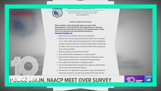 Police union and NAACP meet over survey that raised community-wide concerns about racial bias
