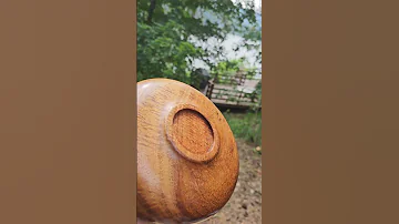 Pyinma Bowl With Shellac Woodwork Woodturning Woodworking Handmade Homemade 
