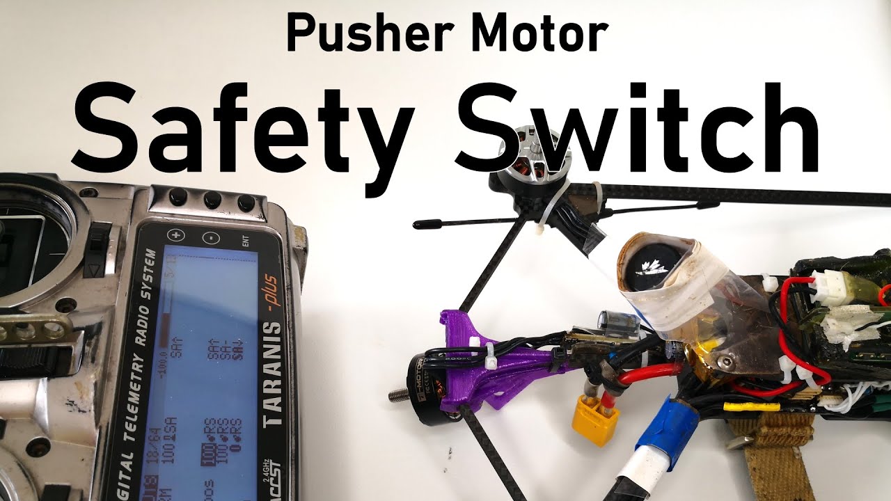 One Line Command Safety Switch Also for Pusher Throttle & Servo Safety Switch opentx edgetx