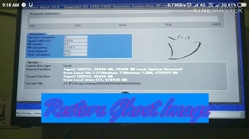 Restore ghost image in any windows by MK Gupta