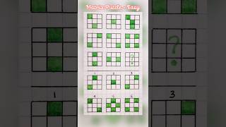 Matrix Puzzle Easy IQ Test #iqtest #guess #logic #math