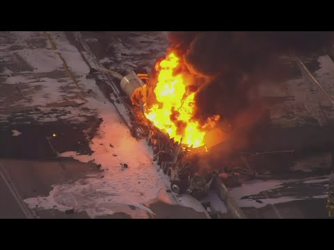 Fuel truck bursts into flames on Turnpike in west Boynton Beach