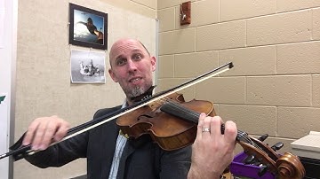 Violin Extended Hand Position - C# on the G string