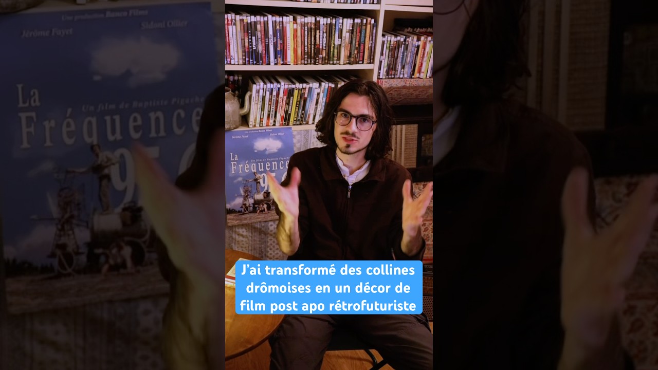 J’ai transformé des collines drômoises en un décor de film post apo rétro futuriste.