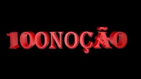 100Noção. Nova intro do canal!