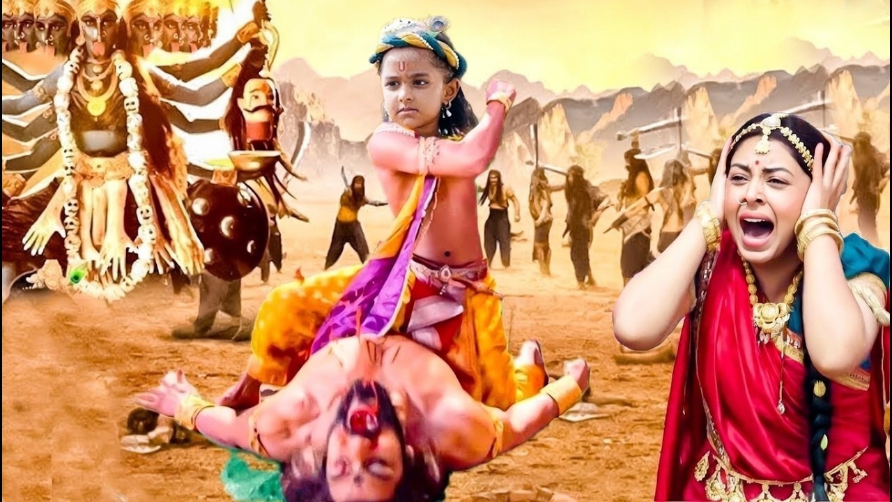 कान्हा ने माता यशोदा के सामने अपने मामा कंश की सर अपने तलवार से अलग कर दिए | #यशोमतीमैय्याकेनंदलाला