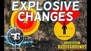 PUBG UPDATE 14 - Explosive Changes, Weapon and Attachment Balance in the latest Battlegrounds Patch