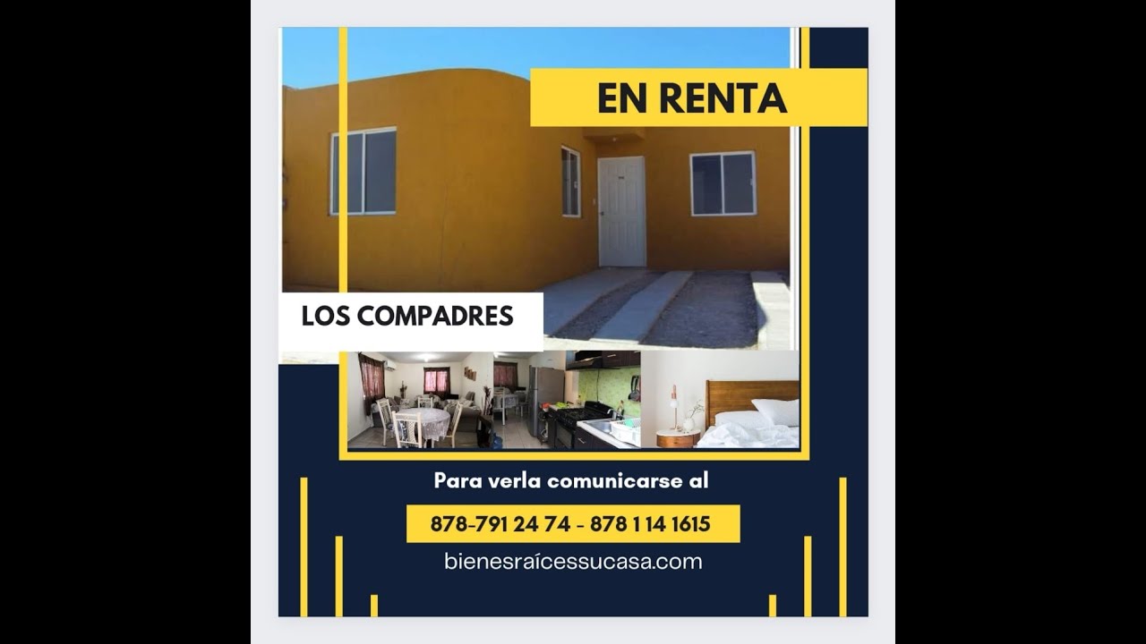 Inmueble en renta en Rancho Los Compadres, Piedras Negras, Coah. YouTube