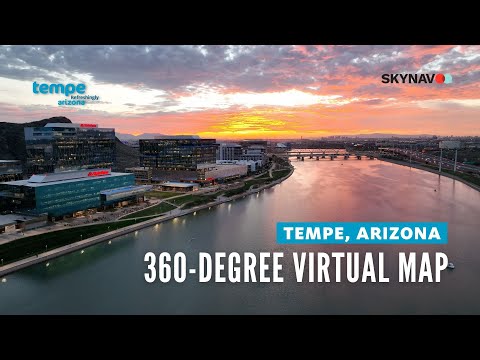 Tempe, Arizona's new SkyNav 360-Degree Virtual Map