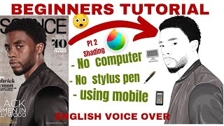 How To Cartoon Yourself(step by step)android[beginers] {2021-2022 New}pt2 shading medibang paint ios