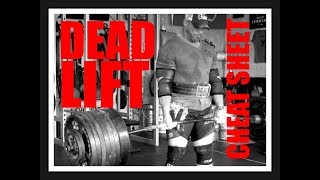 DEADLIFT CHEAT SHEET!