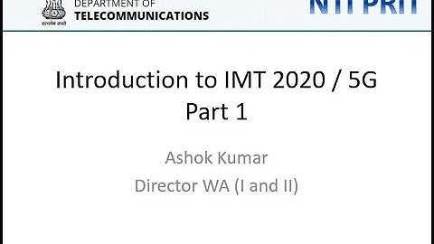 5G Introduction Part 1