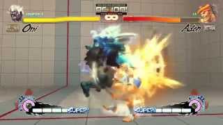 USF IV 1.05 - Omega Mode - Oni - DP cancel Raging Demon