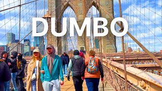 4K | 🇺🇸 Walking The BROOKLYN BRIDGE from Dumbo Brooklyn | Full Tour (Narrated) USA