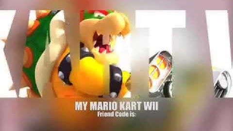 My Mario Kart Wii Friend Code