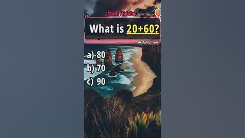 Math Riddle Quizlet Part 16 | Akifah Elham #youtubeshorts