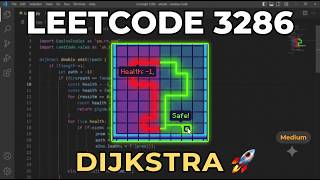 3286: Find a Safe Walk Through a Grid